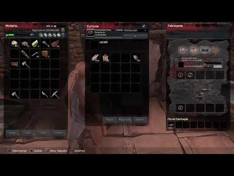 Conan exiles  #3 Fazendo estábulo de pets. Official server #4507 PvP.