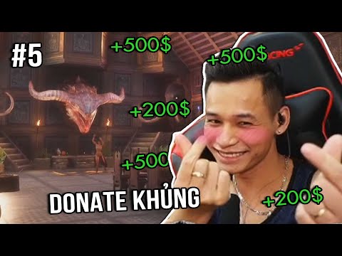 (Conan Exiles #5) Thiết kế lại lâu đài, ngại đỏ mặt khi được đại gia Andy donate số tiền khủng.