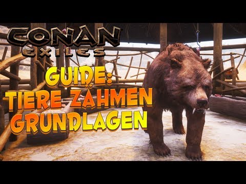 CONAN EXILES GUIDE: Tiere / Pets zähmen – Grundlagen! ⭐ Anfängerguide