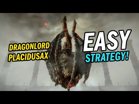 EASY Strategy: How to defeat Dragonlord Placidusax (Boss fight guide) | Elden Ring Walkthrough