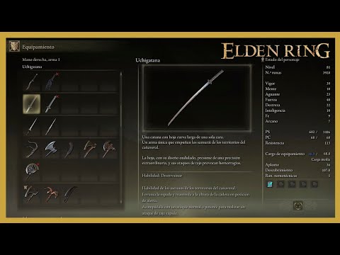 Elden ring | Dónde encontrar la Uchigatana (La mejor espada de destreza)