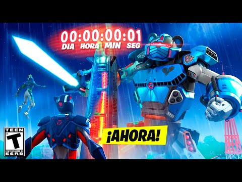 🔴 ¡AHORA! **EVENTO FINAL** IMPACTO de FORTNITE 🔥🌌 TEMPORADA 3 y EVENTO del ROBOT FORTNITE