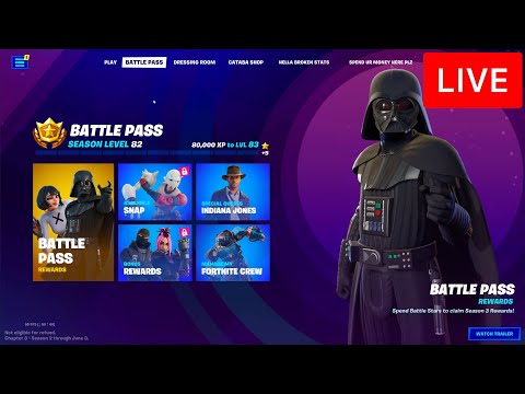 🔴 [LIVE] *NEW* FORTNITE SEASON 3 GAMEPLAY! – NEW MAP, BATTLE PASS & TRAILER (Fortnite Battle Royale)