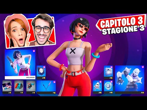 🔴 REAZIONE AL PASS BATTAGLIA STAGIONE 3 CAPITOLO 3 DI FORTNITE!