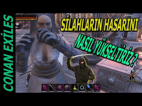 🔴Conan Exiles – SİLAHLARIN HASARINI NASIL YÜKSELTİRİZ !! /2022