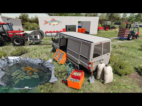 Ferme PISCICOLE ! Elevage de truite, fumage & congélation des poissons | Farming Simulator 22