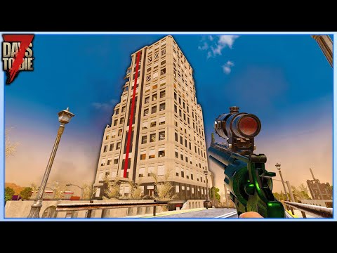 Finally Raiding Dishong Tower!… | Insane Difficulty 7 Days To Die Alpha 20 (Desert Ranger #27)