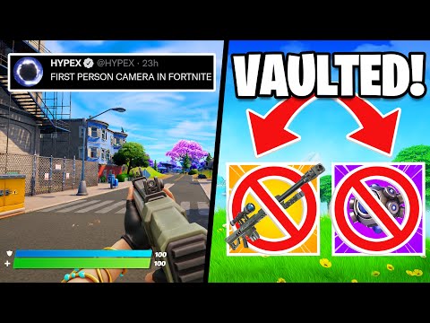 First Person Fortnite Leaked | Shockwaves and Heavy Sniper Already Vaulted