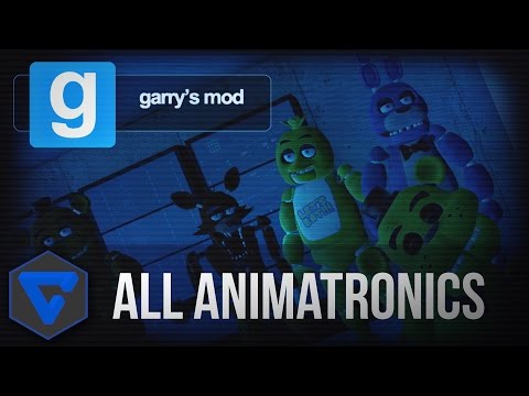 Five Nights At Freddy'S Review Todos Los Animatronicos En 3D Garrys Mod Npc