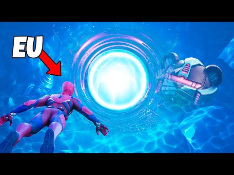 FUI ATÉ O PONTO ZERO E ISSO ACONTECEU!! FORTNITE
