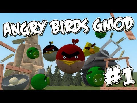 Garrys Mod Angry Birds Part 1 – Forts and Beaks