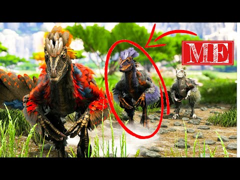HIDING FROM A SERVER AS A DINO… AGAIN! | ARK Survival Evolved