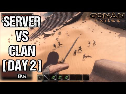 I Fought in a Massive Server War – Conan Exiles | Solo | Official PvP