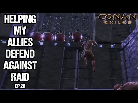 I Helped My Allies Defend Against a Raid – Conan Exiles | Solo | Official PvP