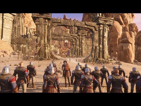 Imperial Army VS Darfari Cannibals – Conan Exiles NPC Battle