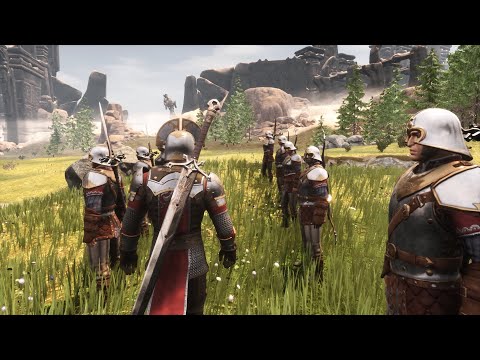 Imperial Soldiers Fight The Undead - Conan Exiles NPC Battle ...