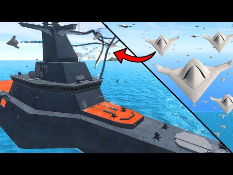 Impossible SUPER DESTROYER BOSS vs 10,000 FIGHTERS! – Ravenfield: Battle Simulator