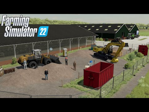 KIPPENSCHUUR BOUWEN + NIEUWE KUILVOER SHOVEL!? – Farming Simulator 22 {G29}