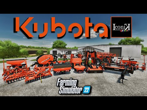 Kubota Equipment Mods by Iconik (First Look) | Farming Simulator 22