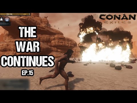 Life on a PvP Server When the Entire Server Is at War – Conan Exiles | Solo | Official PvP