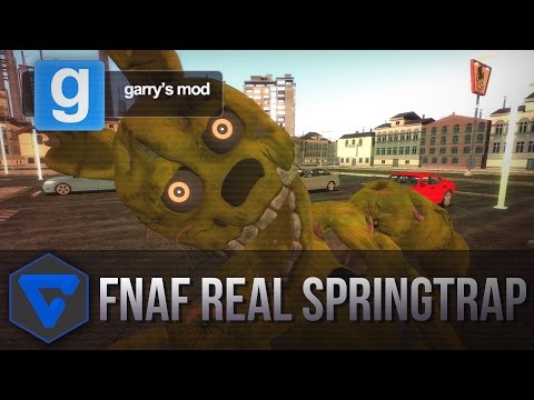 Modelo Real De Springtrap Five Nights At Freddy'S Garrys Mod Gmod