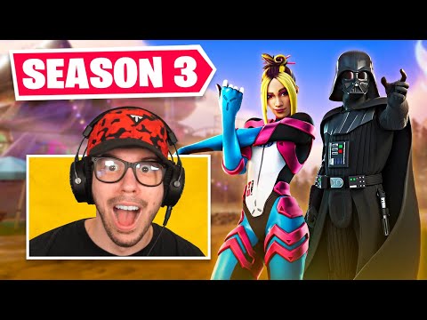 New *SEASON 3* BATTLE PASS in Fortnite! (DARTH VADER)