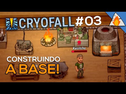 O INÍCIO DA BASE! | CRYOFALL GAMEPLAY PT-BR | EP.03