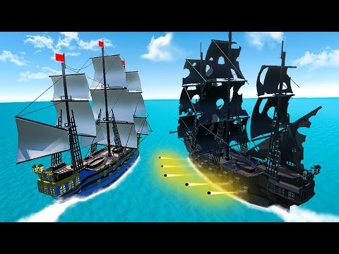 Pirates in RAVENFIELD?! Incredible PIRATE SHIP BATTLES on the New Map!