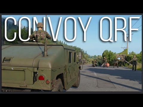RESCUING AN AMBUSHED CONVOY! – Arma Reforger Operation