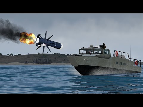 Russian Ships Destroyed by Missile Launchers | METIS Missile Launchers | ARMA 3: Milsim