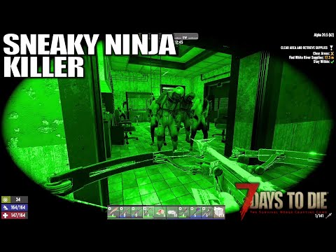 Snow Biome Tier 5 Night Run | 7 Days to Die Alpha 20 Gameplay | Part 50