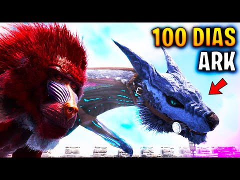 ​​SOBREVIVIENDO 100 DIAS en ARK Survival Evolved || DINOPITHECUS Y MANAGARM!!