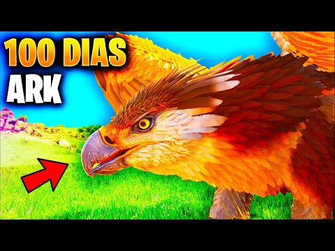 ​​SOBREVIVIENDO 100 DIAS en ARK Survival Evolved || TAMEO UN GRIFO!!