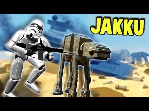 The BEST NEW Map in RAVENFIELD!  (Ravenfield Gameplay Custom Star Wars Jakku Map, AT-ATs)