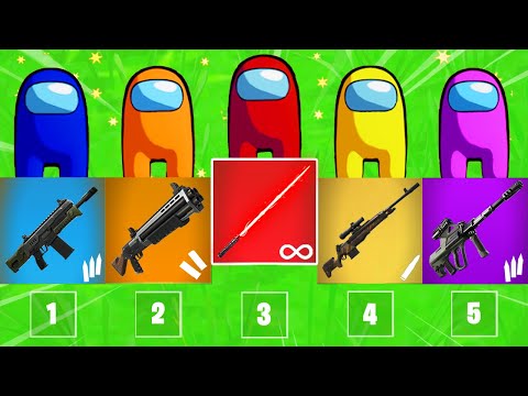 The *RANDOM* AMONG US Challenge (Fortnite)