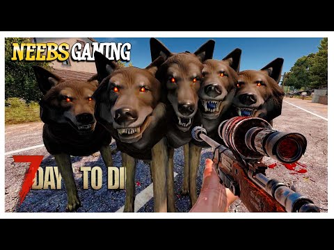 TOO MANY WOLVES – 7 Days to Die Darkness Falls Mod Ep 13