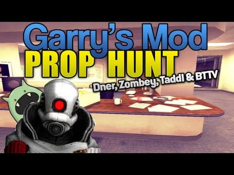 VERSTECKEN mit Dner, Zombey, BTTV & TADDL! – Garrys Mod: Prop Hunt | ungespielt