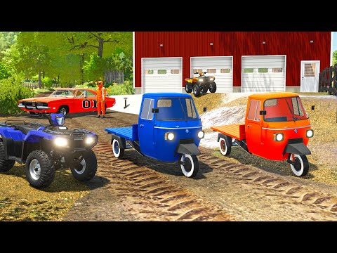 We bought THREE WHEELERS and they are ACTUALLY good | Farming Simulator 22