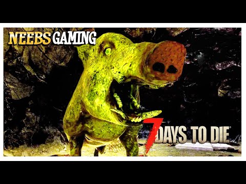 We Fight a Giant Radioactive Pig –   7 Days to Die Darkness Falls Mod Ep 10
