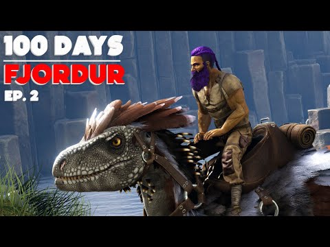 100 DAYS Fjordur | Ark Survival Evolved [Episode 2]