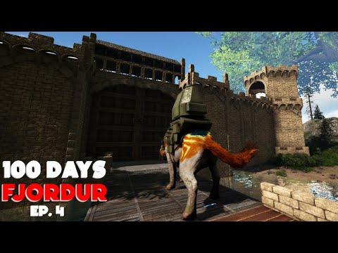 100 DAYS Fjordur | Ark Survival Evolved [Episode 4]