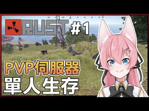 【RUST】 EP.1一個人的冒險 | 野豬什麼的才..才不可怕呢 ❗ | Rluo Ch. 阿洛