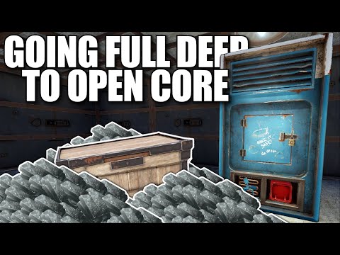 GOING FULL DEEP on a CLAN TO OPEN CORE LOOT ROOM | Solo Rust (1 of 4)
