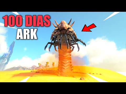 ¡SOBREVIVIENDO 100 DIAS en ARK Survival Evolved! | GUSANO ALFA Y TAMEOS #15 (Scorched Earth)
