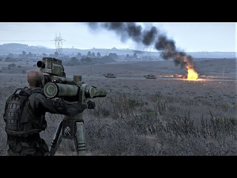 Ukrayna Javelin Füzesi Rusya Tank Konvoy Yok Etme Simülesi – ARMA 3 Simulation Savaşı sürpriz yap