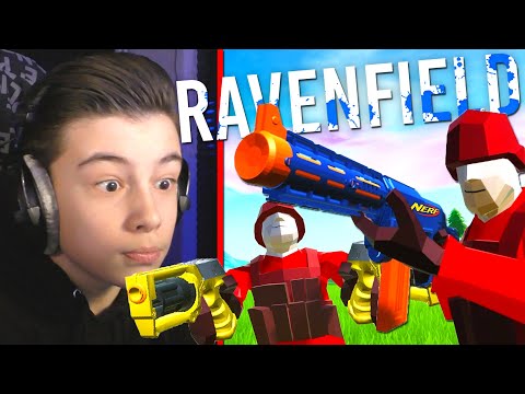 100 VS 100 NERF WARS !! | Ravenfield