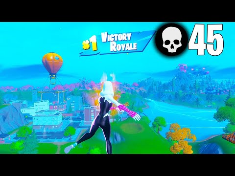 45 Elimination Solo vs Squads Win (Fortnite Chapter 3 Full Gameplay Season 4)