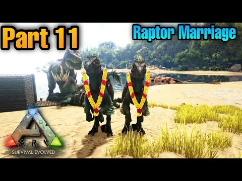 Ark Survival Evolved Funny Gameplay | Raptor Marriage | Part 10 | Tamil | George Gaming |