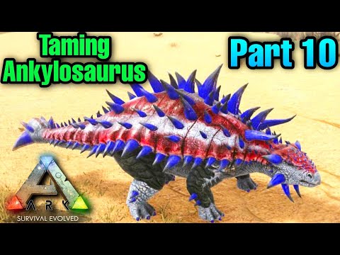 Ark Survival Evolved Funny Gameplay | Taming Ankylosaurus | Part 10 | Tamil | George Gaming |