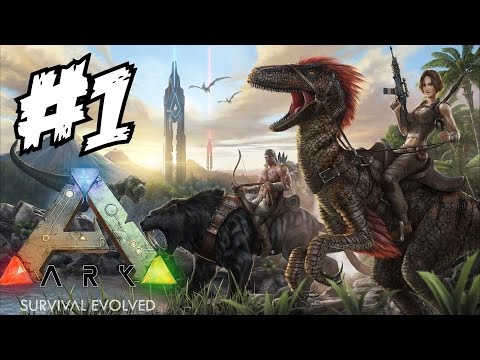 ARK Survival Evolved Gameplay Walkthrough Part 1 Let's Play Playthrough Review 1080p 60 FPS